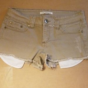 Denim Khaki Short
